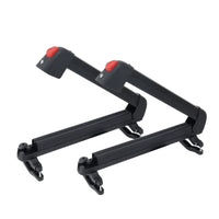 16.3 Inch Ski and Snowboard Rack for Car Roof, with TPV Rubber Padding and Lock, Fit 2 Pairs of Skis or 2 Snowboards