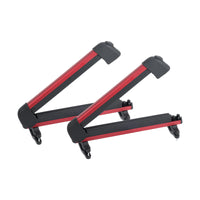 Ski and Snowboard Rack for Car Roof, with TPV Rubber Padding and Lock