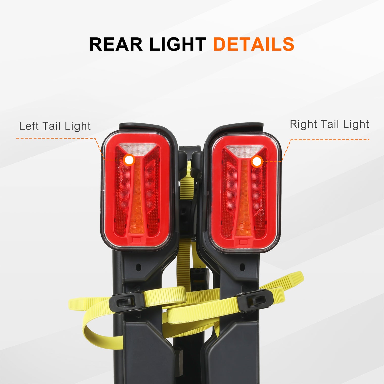 2 E-Bike Foldable Hitch Mount Rack with Light for 2" Receiver SUV & Trucks, Up to 4'' Fat Tire, Lockable Hitch Racks for E-Bike with Ramp and Wheels, 200 LBS Capacity