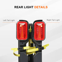 2 E-Bike Foldable Hitch Mount Rack with Light for 2" Receiver SUV & Trucks, Up to 4'' Fat Tire, Lockable Hitch Racks for E-Bike with Ramp and Wheels, 200 LBS Capacity